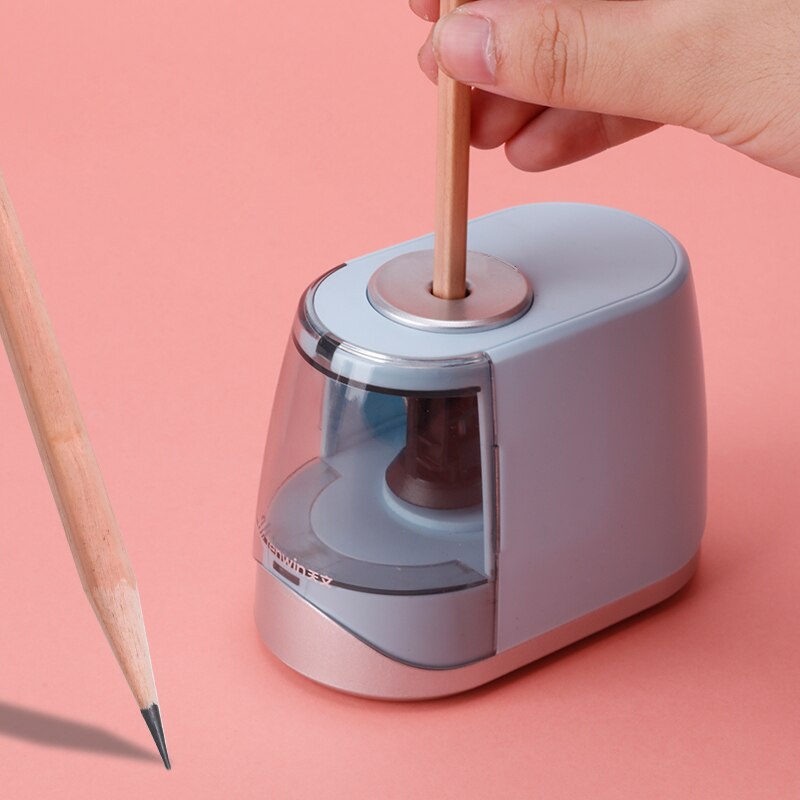 Sacapuntas eléctrico Tenwin para bocetos de arte, sacapuntas electrónico automático para niños, pintura, dibujo, papelería, útiles escolares