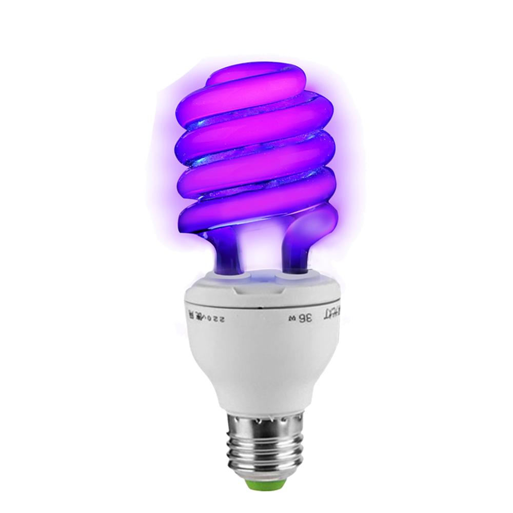 Schwarzlicht UV Lampe 40W 35W 30W 20W 15W uv lampe Fluoreszenz Erkennung UVC Lampen schwarz licht E27 220V uvb lampe luz negra