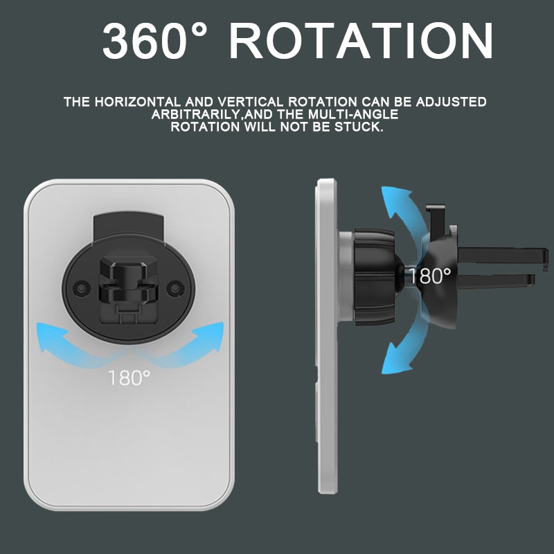Neueste Magnetische Drahtlose Auto Ladegerät Halterung für iPhone 12 Pro Max mini Magsafing Schnelle Lade Drahtlose Ladegerät Auto Telefon Halter
