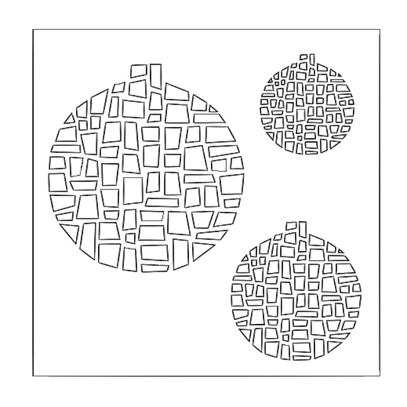 Drawing Sheet Star Square Flower Lace Scrapbooking Card Album Making DIY Crafts Stencil Embossing Plastic Stencil: 17