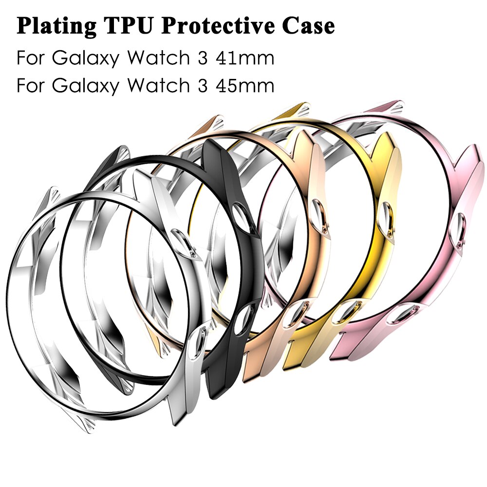Schutz Abdeckung Fall Für Samsung Galaxy Uhr 3 41/45mm Protector Bumper Für Galaxy Watch3 Shell Fall Smart uhr Zubehör