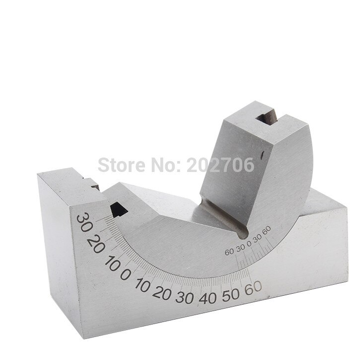 AP25 Precision Gauge Micro Adjustable Angle V Block Milling Setup 0 to 60 Degree Angle Plate Angle Block Angle Gauge