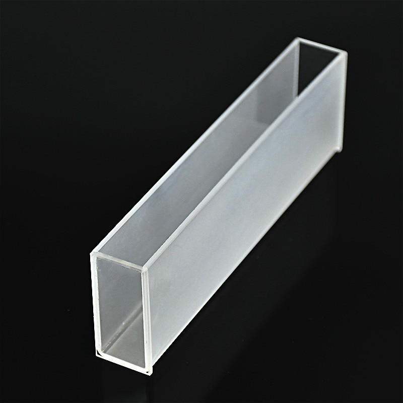 Quartz Cuvette Light Path 100mm Spectrometer Cell (Liquid Sample Cell) 35ml For Spectrophotometer Frit Sintering Technology 1/PK