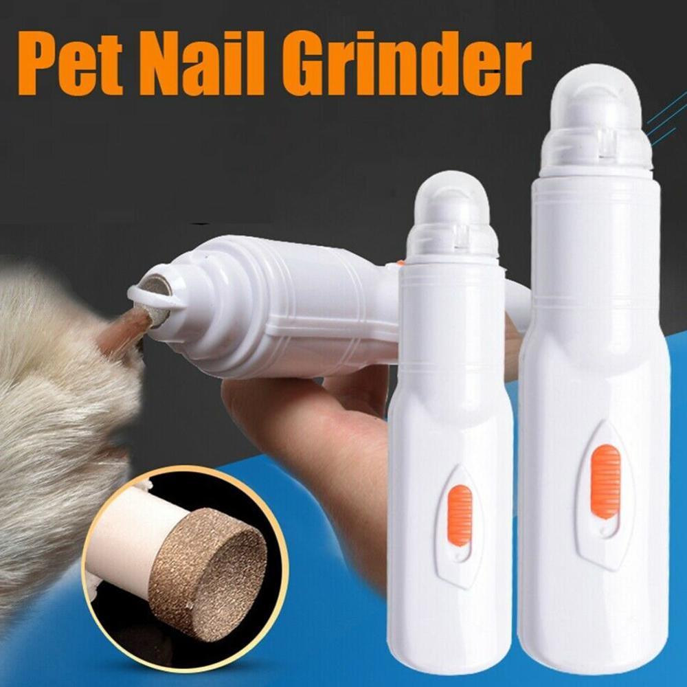 Elektrische Pet Nail Clipper Pijnloos Hond Nagelknipper Trimmer Voor Honden Nagelknipper Grind Grooming Pet Care Klauw Kat Accessoires