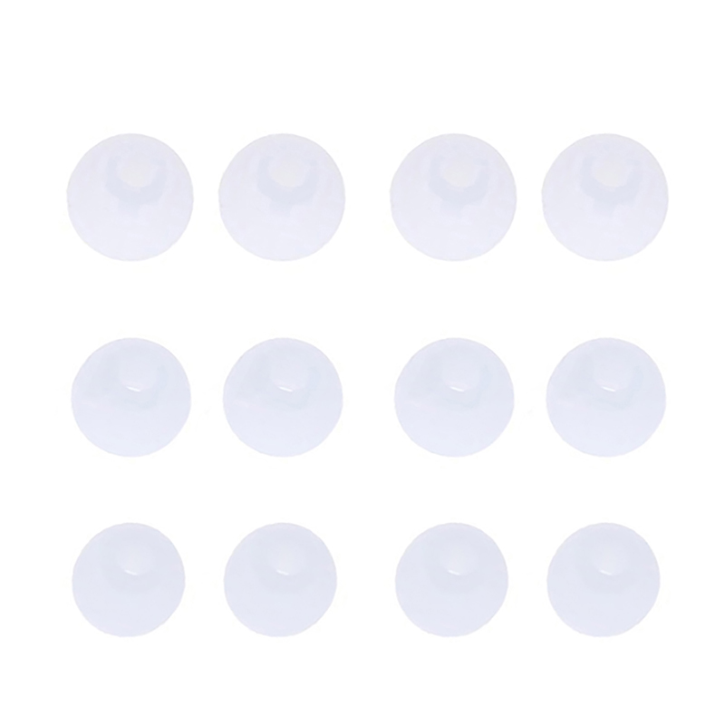 6 Paar 2 *(S/M/L) Wit/Zwart Zacht Doorzichtig Siliconen Vervangende Oordopjes Kussens Oorkussentjes Covers Voor Oortelefoon Hoofdtelefoon: Kaki