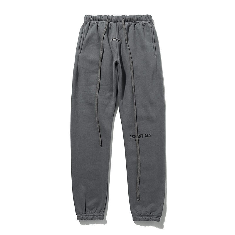 2020ss Vlies Männer Jogginghose knapp Druck Lässige Hosen Herbst Winter Hüfte hüpfen Jogger: XL / Nebel grau