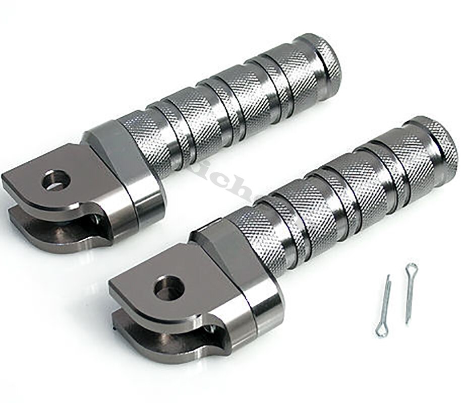 Acz motorcykel 1 par cnc främre fotpinnar fotstöd justerbara fotstöd för suzuki gsxr 600 gsxr 750 gsxr 1000 2000
