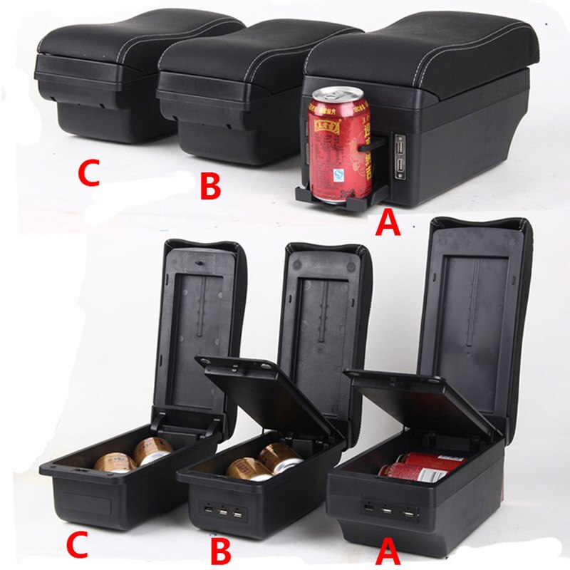 For VW Golf 6 Armrest box golf 5 Mk6 MK5 jetta 5 Interior special Retrofit parts Car Armrest box Center Storage box