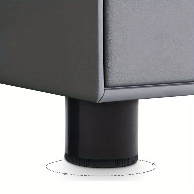 4 stuks zware bank- 55mm kastpoten, meubelverhogers, extra verhogingsstandaard, ronde verstelbare meubelaccessoires van abs 30mm