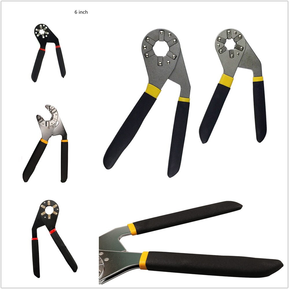 1Pc Universal Wrench Multi-function Adjustable Tool 8/6 inch Open Spanner Plumber Hand Repair Tools ZJM9351