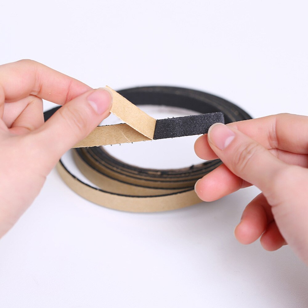 2M Zelfklevende Waterdichte Tochtstrips Schuim Spons Rubber Strip Tape Enkelzijdige