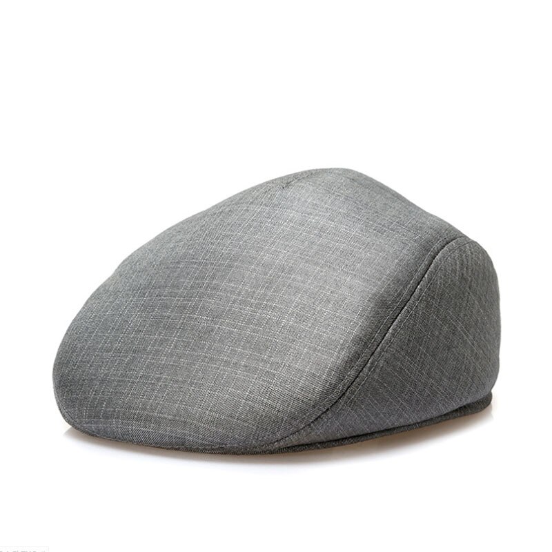 Summer beret men linen hat women autumn and winter berets comfortable boinas breathable mesh cap sunbonnet toca