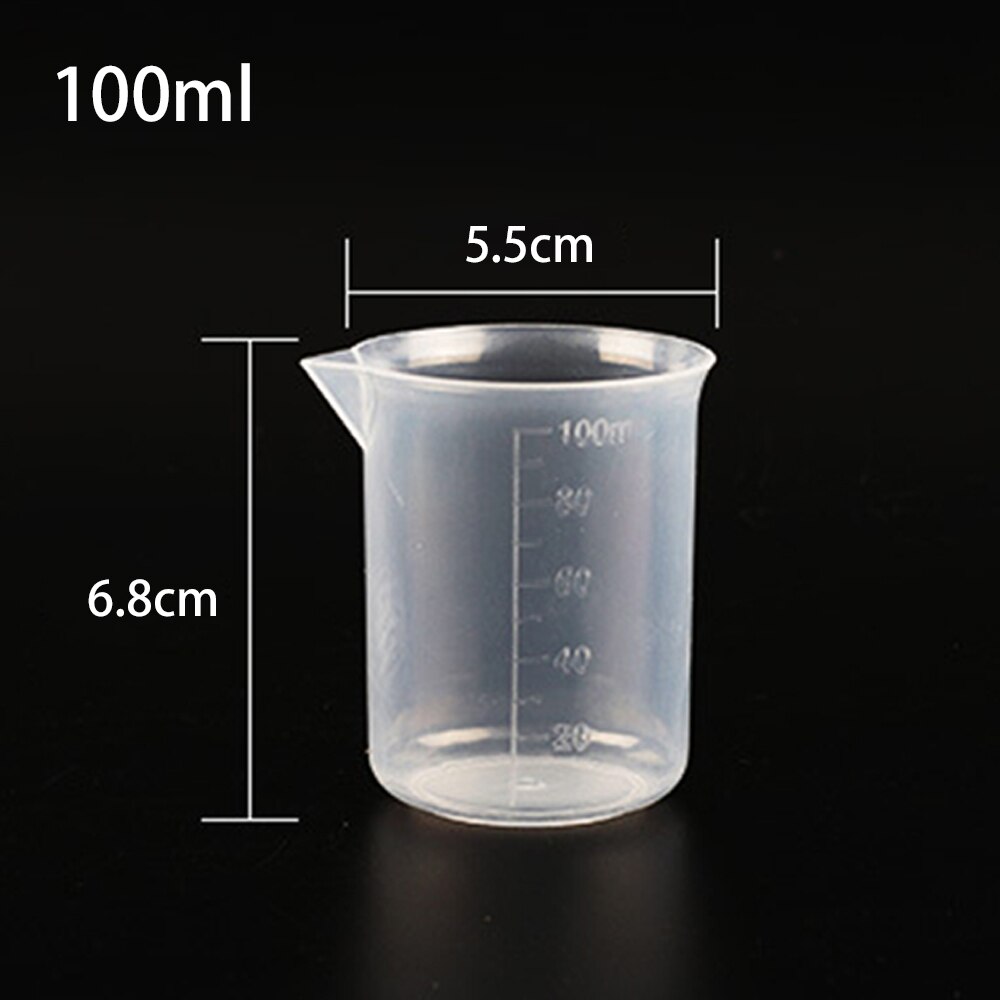 50-1000ML Thick Plastic Measuring Cup Scale BeakerCoffee Tea Measuring Baking For Kitchen Scale Accessories