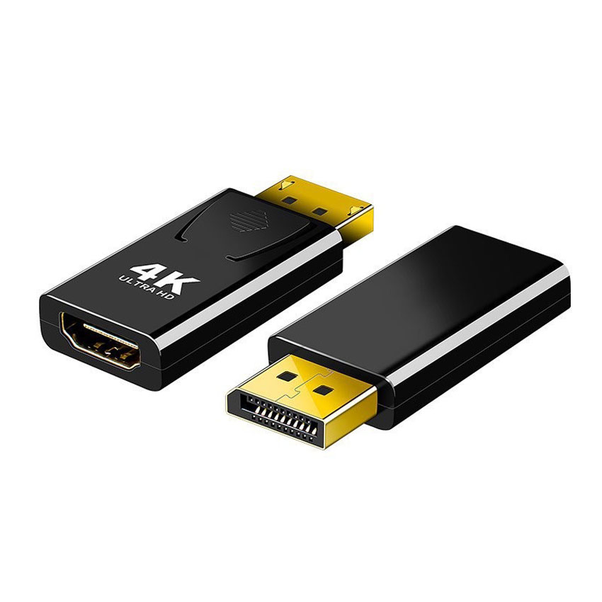 Convertidor 4K DP a HDMI, Displayport a 1080P HDTV, Monitor de ordenador, adaptador de Audio y vídeo