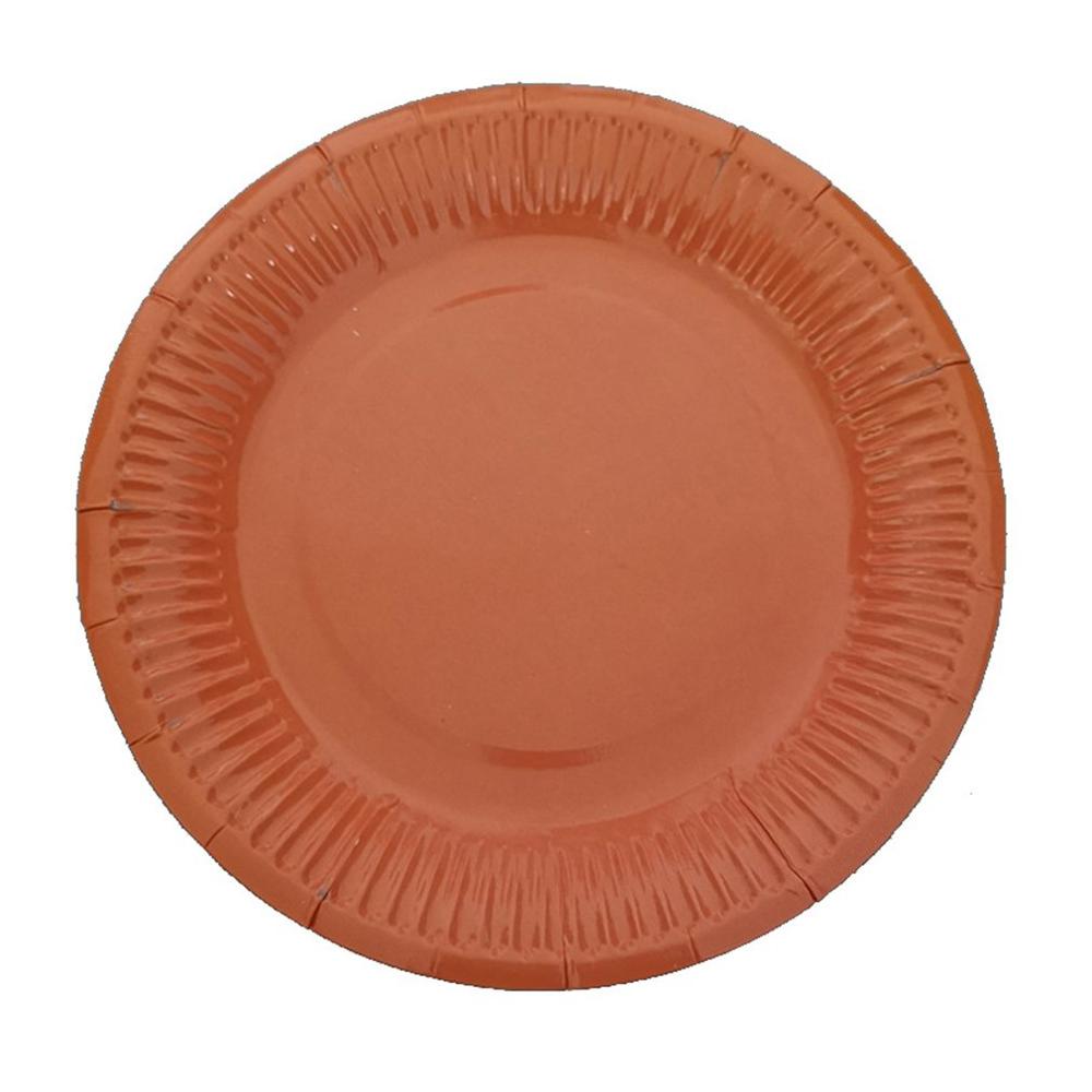 10Pcs Einweg Papier Platten Geburtstag Party Kreis Platte Obst Platte Kuchen Tablett Geschirr Geburtstag Partei Liefert