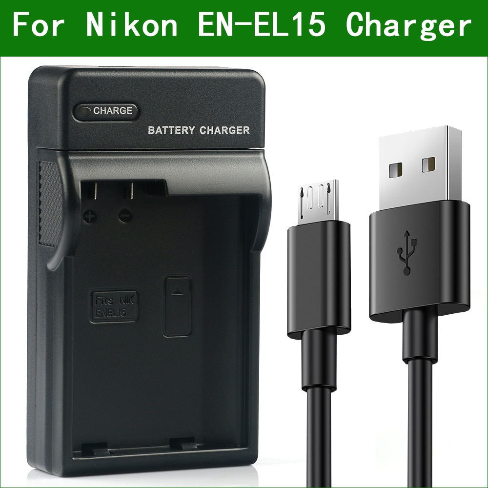 EN-EL15 ENEL15 EN EL15 MH-25 Digital Camera Battery Charger For Nikon D800 D800E D810 D810A D850 D7000 D7100 D7200 D75001 V1
