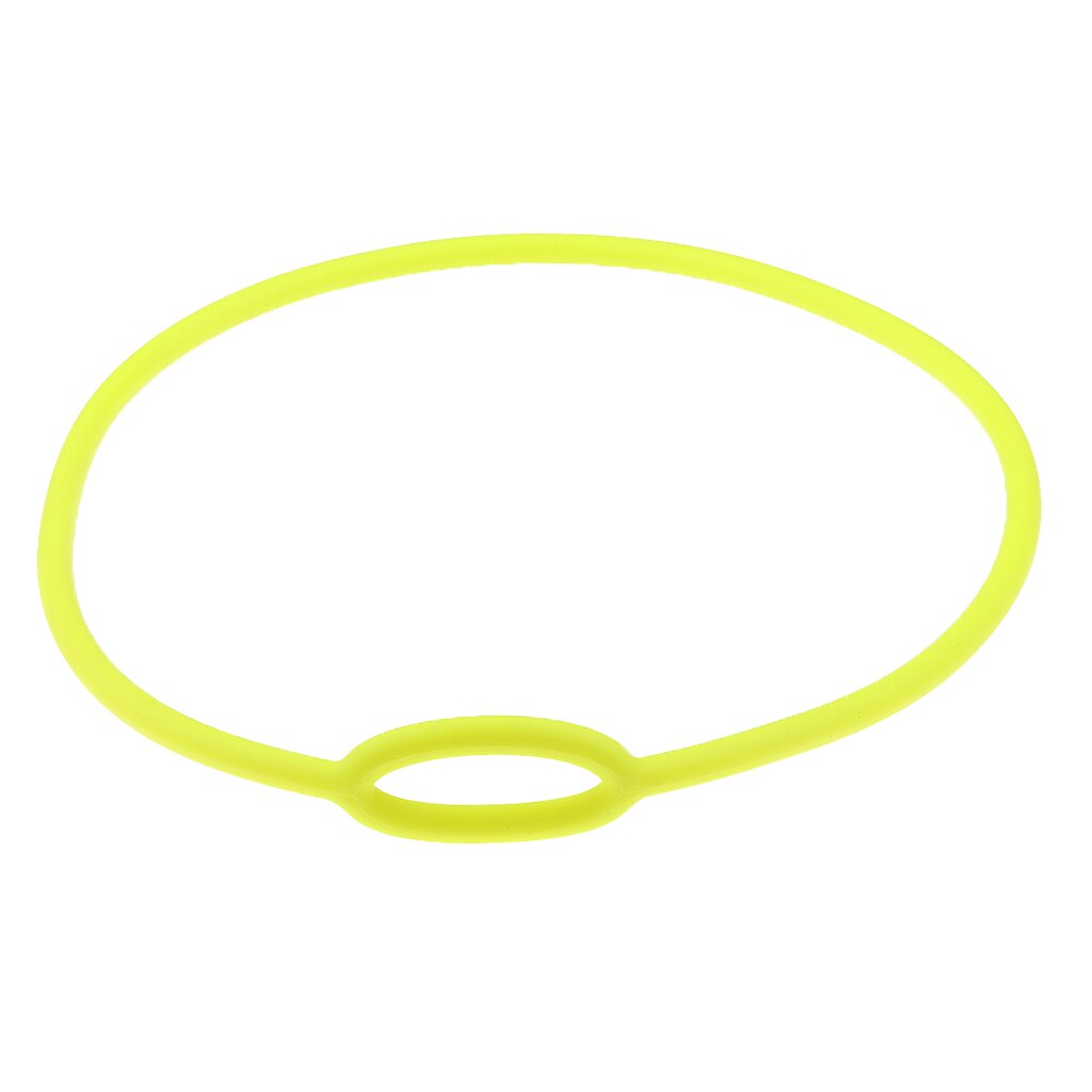 Collier de régulateur en Silicone souple collier de plongée en Silicone 65cm Sport nautique à l'élastique loisirs de plein air natation plongée Acc