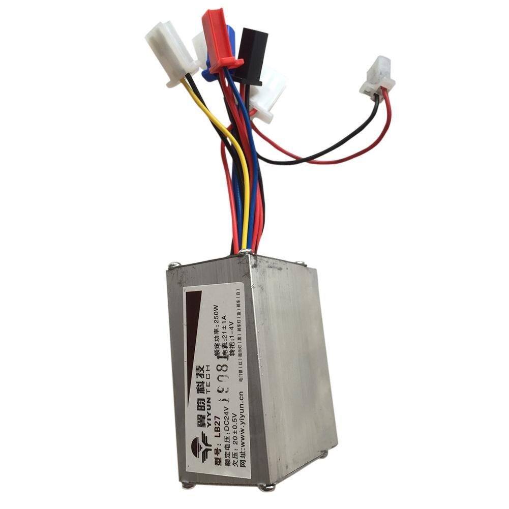 24V 250W Elektrische Fiets Borstel Motor Speed Controller Box Voor Atv Go Kart Quad Buggy Pit Bike Scooter: Default Title