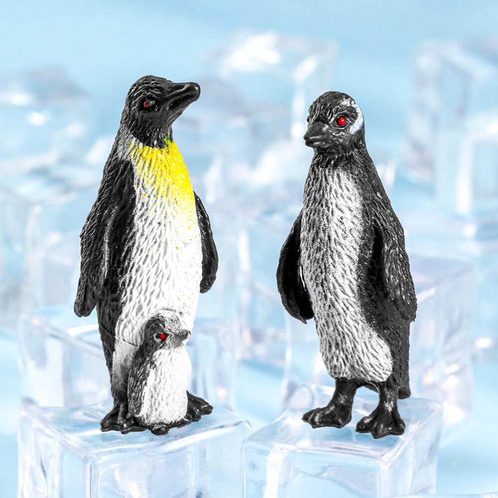 16Pcs Vroegschoolse Cognitieve Speelgoed Oceaan Dier Pinguïn Figuur Model Voorschoolse Kinderen Speelgoed (Gemengde Patroon)