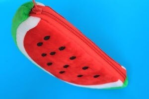 1pc Big Volume Watermelon Fruit School Kids Pen Pencil Bag Case Pendant School Supplies Size:14.5*8.5cm: Default Title