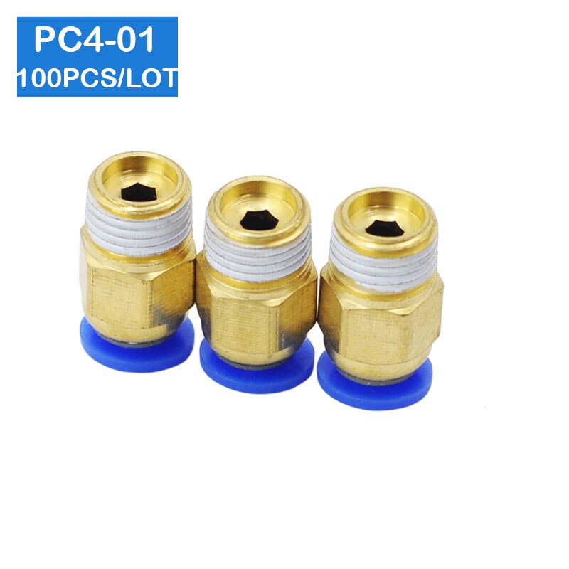 thumbnail image 2 of 5x 4mm Tube To 1/8 BSPT Male Threaded Pneumatic Push-to-Connect Air Fittings 2 of 6