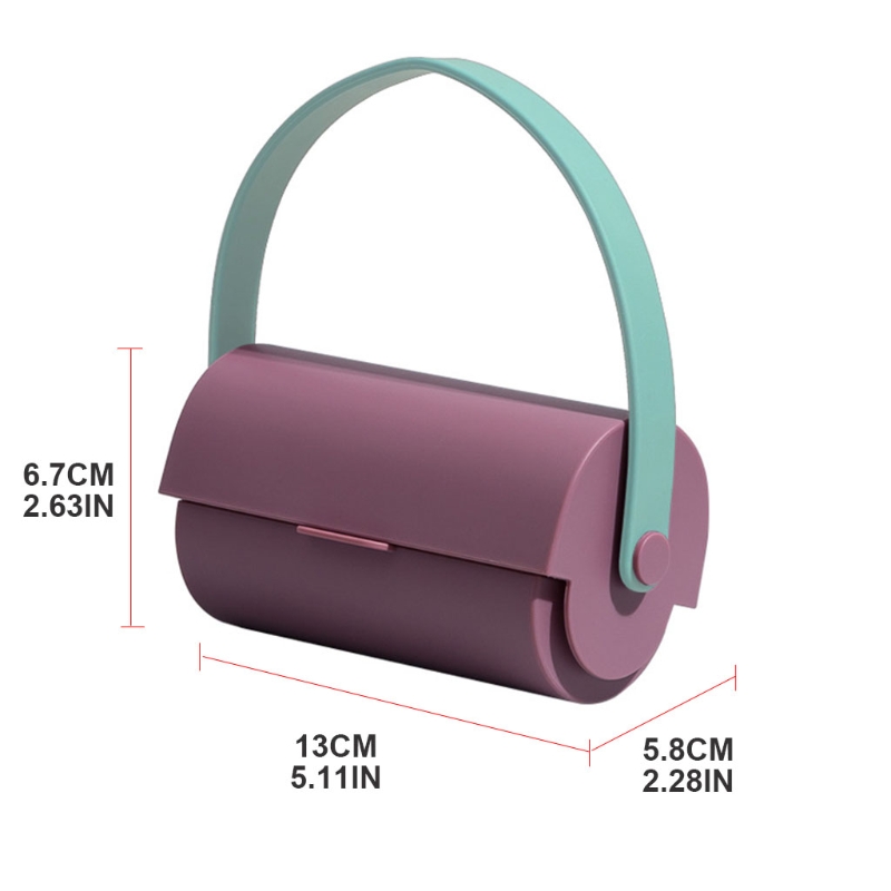 066E Sticky Paper Roller with Lanyard Super Sticky Pet Hair Remover Dust Removal Lint