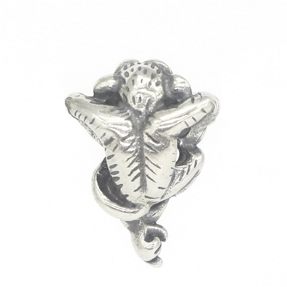 Joyería de muérdago auténtica Plata de Ley 925 orangután... Y Armonía Charm Bead Fit trol europeo 3,0mm pulsera