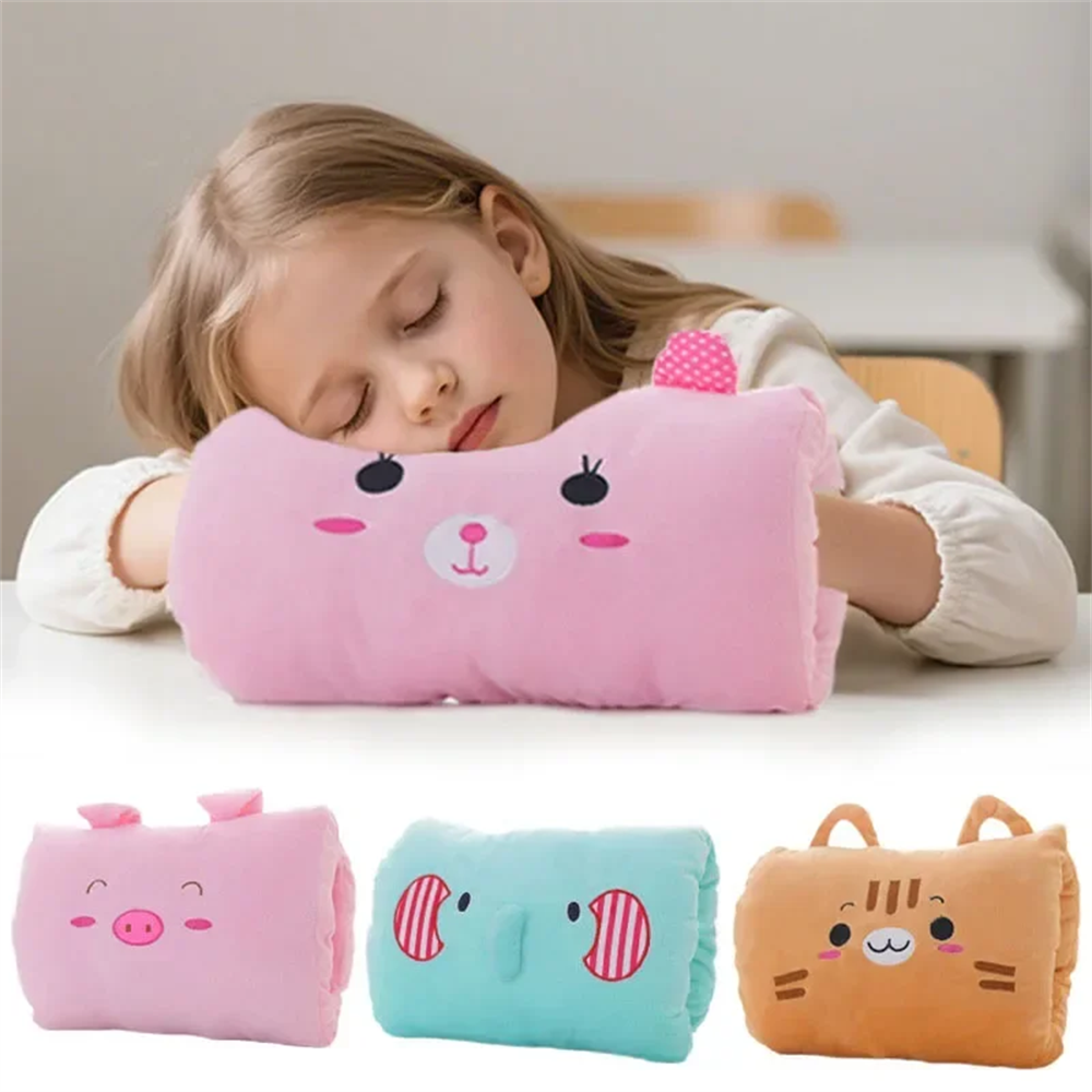 bonito para niños, juguetes de peluche de dibujos animados de invierno, calentador de manos, almohada suave de animales de dibujos animados, cojín cálido para sujetar las manos, 2025