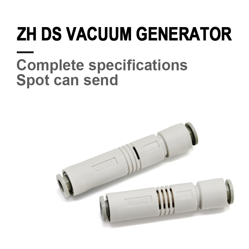 For smc chuck rett type  zu05s zu07s zu05l zu07l pneumatisk zu tube vakuum generator negativt trykk vakuum generator