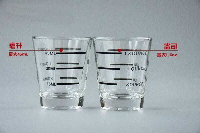 Glass bar measures bartender measuring cup cups bar spaghetti measuring cup glass