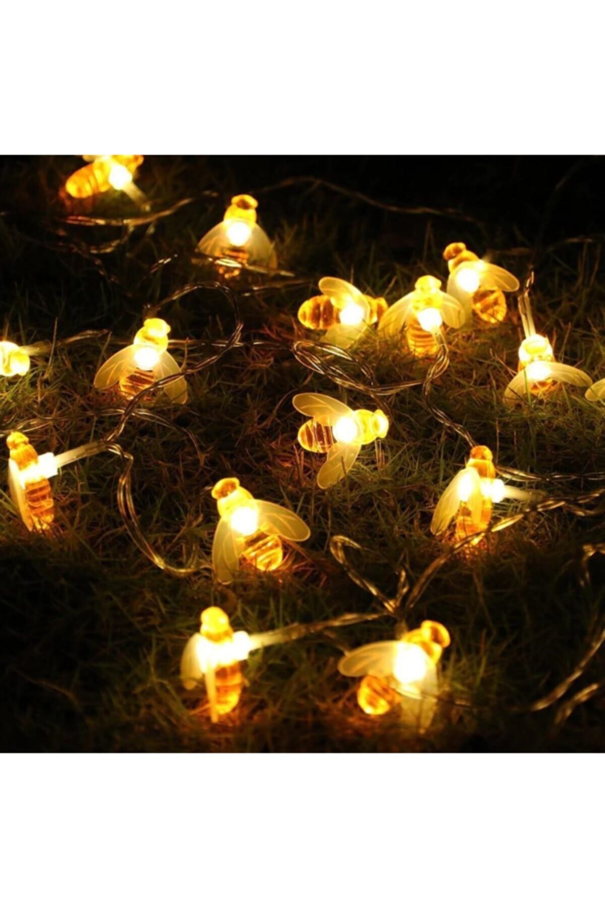 SGE Solar Powered 30 Led Honey Bee Garden Lighting Decorative Ornamental lamp light