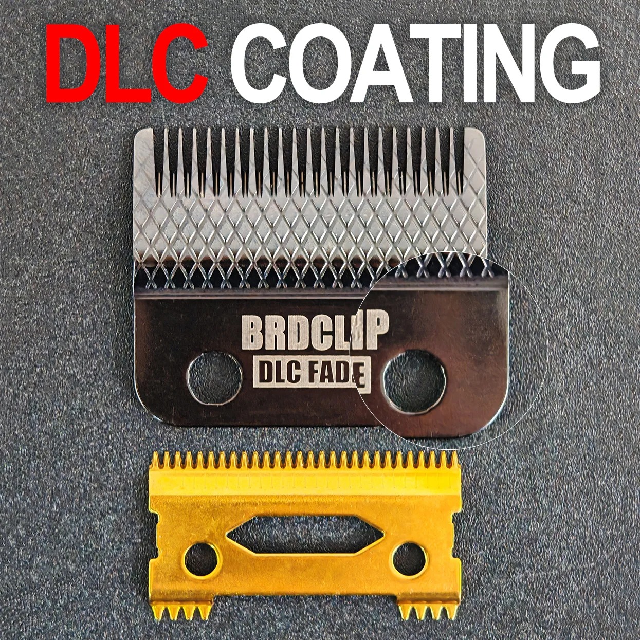 BRDCLIP 808E Electric Hair Clipper Replacement Blade DLC Blade for BRD-106 M10 M5 Kulilang R77F VGR V003 WMARK X1