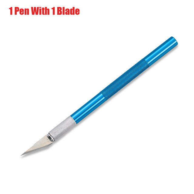 Metal Scalpel Knife Tools Art Cutting Tool Kit Cutting knife Non-Slip Blades Engraving Film Paper Cut Handicraft Carving Tools: E