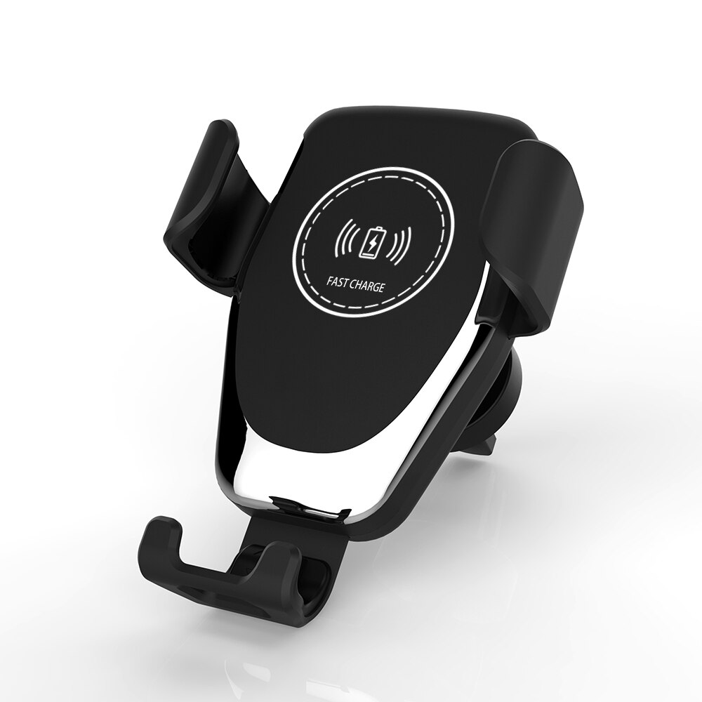 15W Qi Auto Draadloze Oplader Voor Iphone 11 Xs Xr X 8 Samsung S10 S20 Automatische Spannen Snelle Draadloze opladen Auto Telefoon Houder: 10W No Auto Clamp