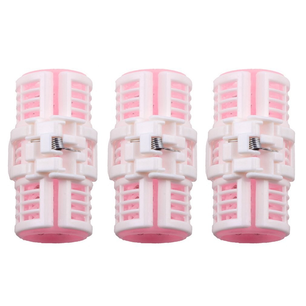 3 pcs Hair Curler Spring Clip Grip Rollers DIY Hairstyle Home Use Salon Magic Bangs Hair Curler Roll Beauty Hair Styling Tool