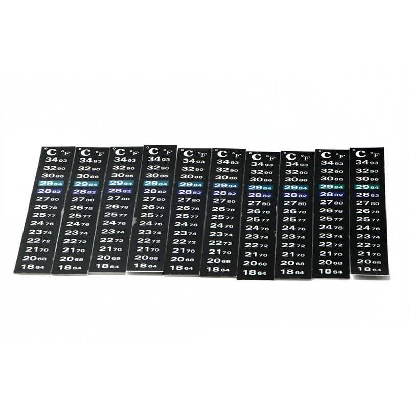 1pc digitale aquarium aquarium vis thermometer temperatuur sticker dubbele schaal 425c