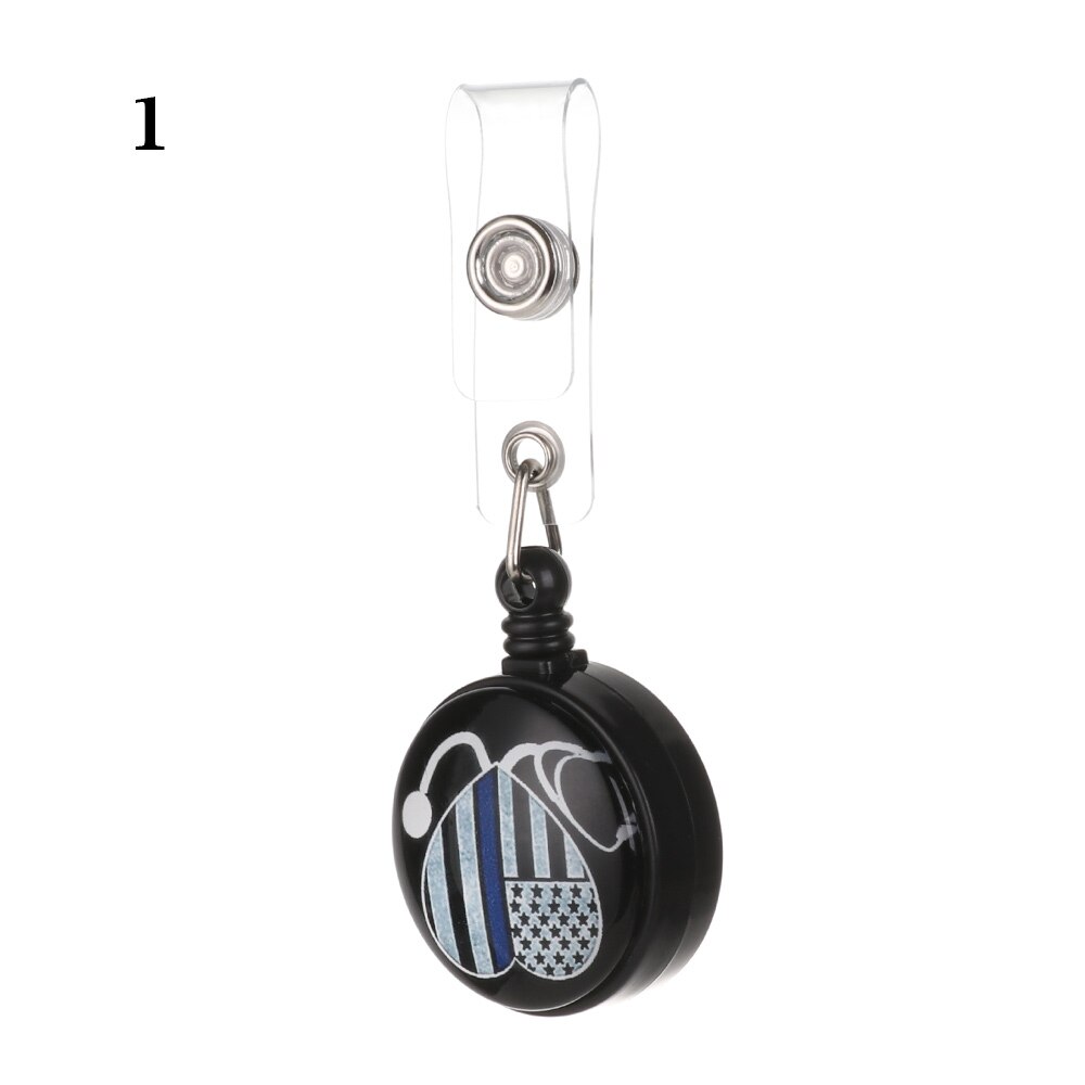 Verpleegkundige Display Id Naam Card Badge Holder Hartvormige Intrekbare Badge Reel: 1