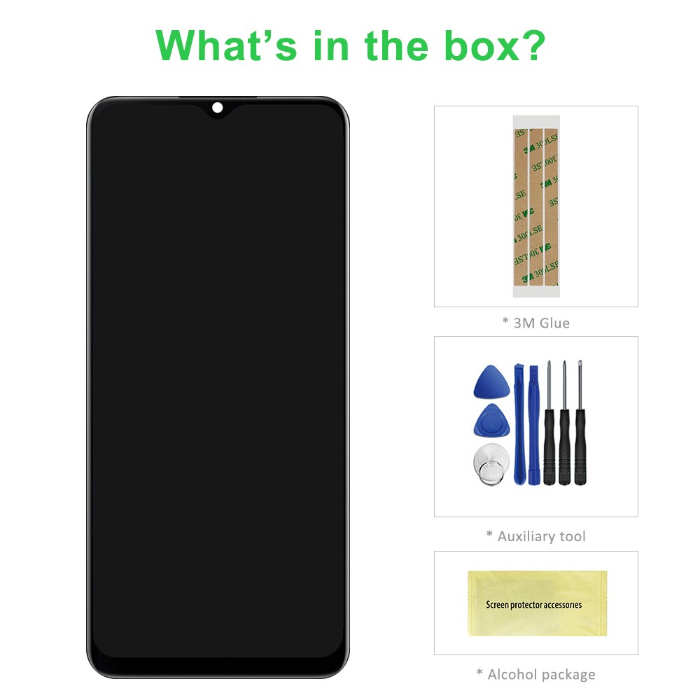 100% Original Für Oppo Realme 6i RMX2040 LCD Anzeige berühren Bildschirm Mit Rahmen Digitizer Montage Ersetzen Für Realme C3 RMX2027