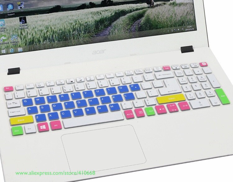 Funda protectora de silicona para teclado de 15,6 pulgadas, para Acer Aspire VN7-592G VN7-792G F15 F5-571 F5-573G E5-575G