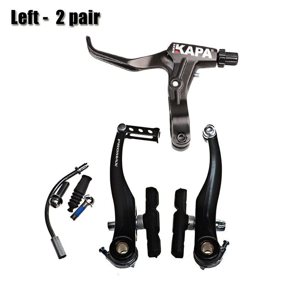 Taiwan PROMAX V Brake Set KAPA Brake Lever 22.2mm Handle Caliper Kit Aluminium Alloy Mountain Bike Accessories Parts Bicycle: Left -  2 pair