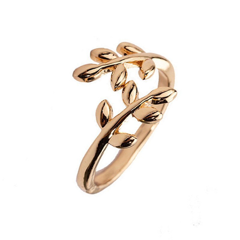 Groen Laat Ringen Voor Vrouwen Bohemian Vintage Open Verstelbare Creatieve Ring Anniversary Sieraden Accessoires: C Gold