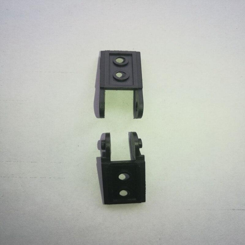 1 par 7 x 7/5 x 5/7 x 15 mm plastkabeldragkjedes endelenker