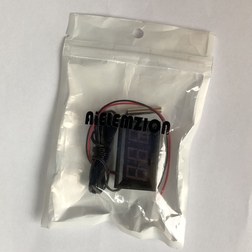 Yellow Green Light DC 5 - 12V 0.56" Tester Digital Thermometer Sensor -50-110 Celsius Temperature Gauge Green LED