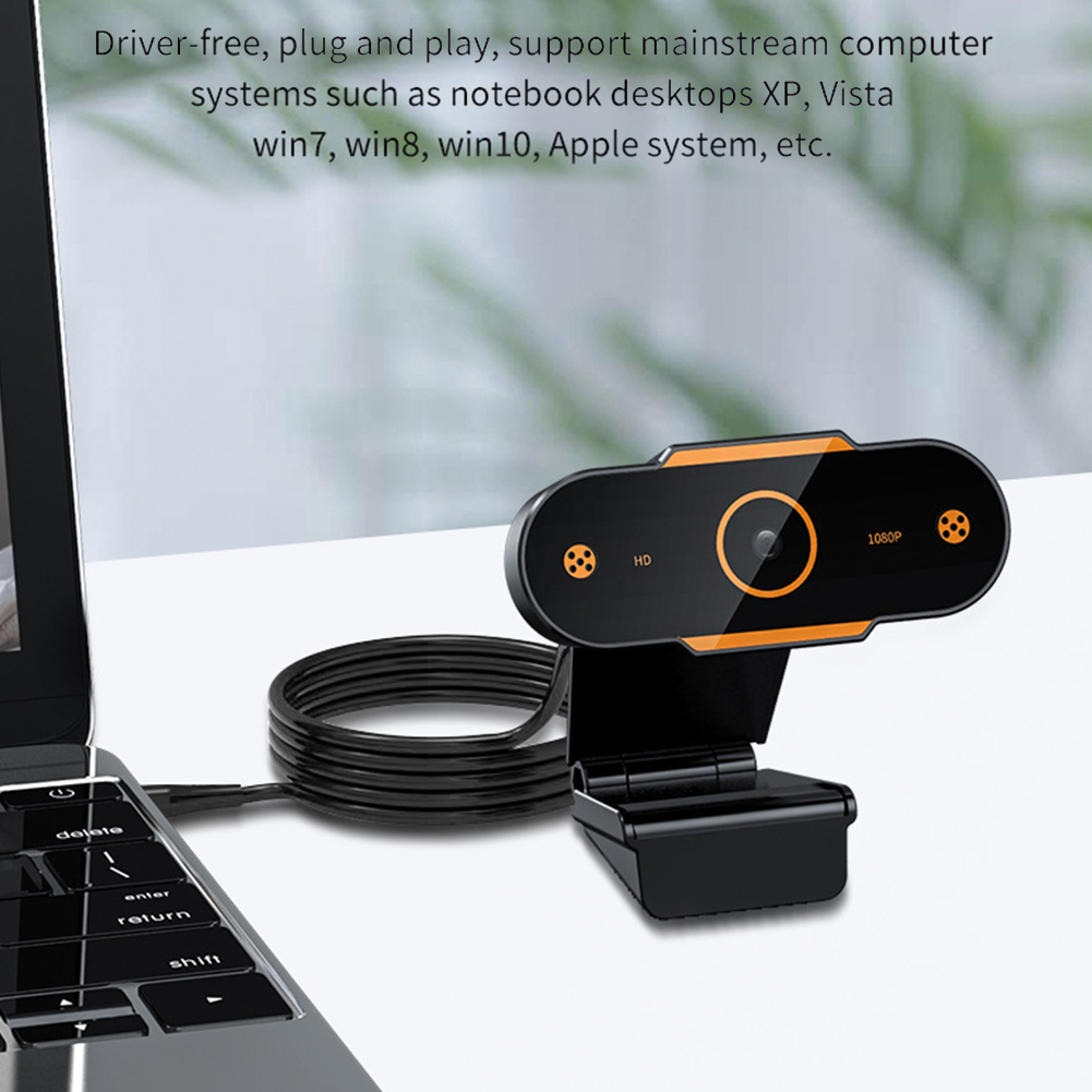 Câmera webcam de computador usb 4k-480p hd foco automático webcam cmos câmera de pc com microfone para chamadas de vídeo rede ensino reunião