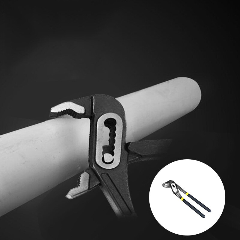 multifunctional plier 8" Water Pump Pliers Quick-release Plumbing Pliers Straight Jaw Groove Joint Plier Set