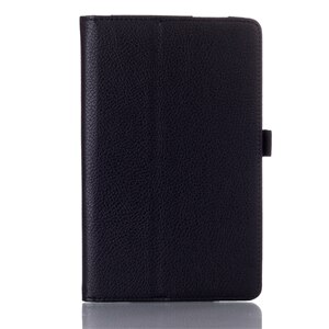Case Cover For Lenovo Tab 7 Essential TB-7304F TB 7304F 7304 7304i 7304X 7.0 inch Tablet Case PU Leather Cover: Black