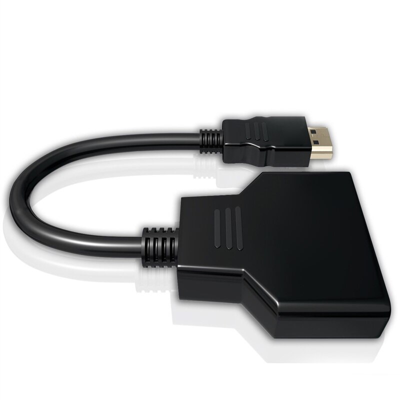 4 K HDMI 2.0 Kabel Splitter Adapter Converter 1 In 2 Out HDMI Male naar 2 HDMI UHD