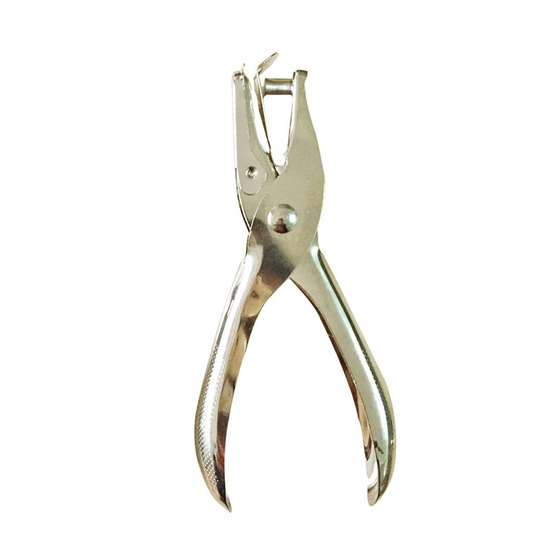 School Office Metal Single Hole Puncher Hand Paper Punch Single Hole Scrapbooking Punches 10 Pages All Metal Materials: 1 hole