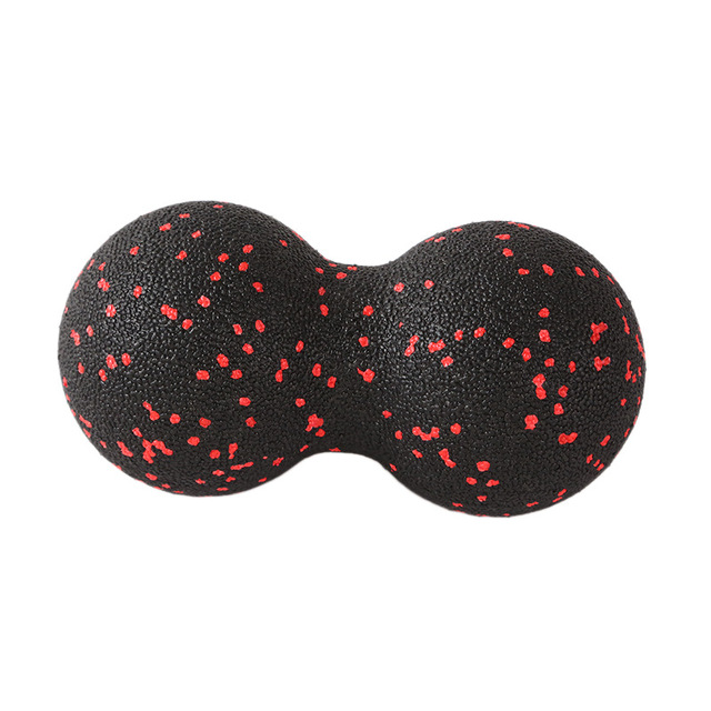 Pelota de myofascia de Lacrosse EPP, pelota de masaje de maní, pelota de Yoga ligera de alta densidad para Fitness, ejercicio de Fascia corporal, alivia el dolor: Blanco