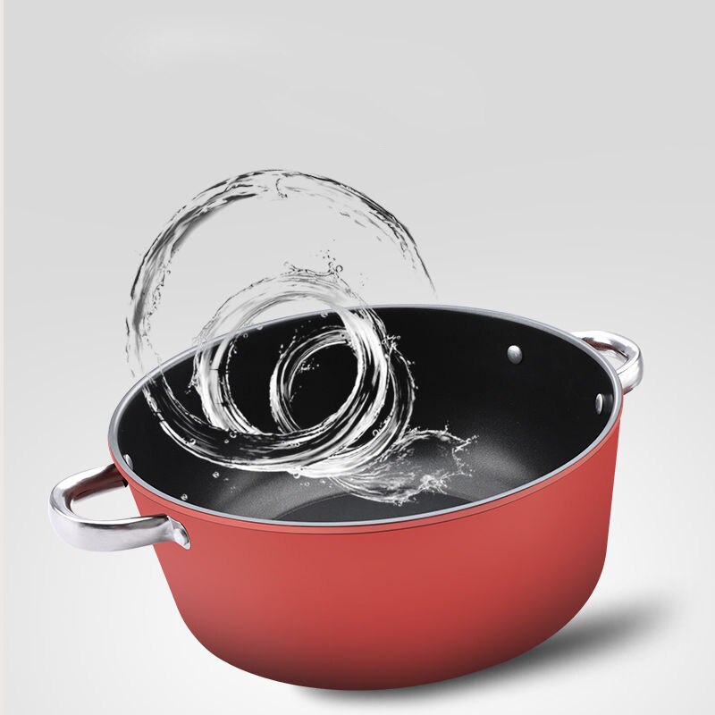Soup Pot Non-stick Pot Thick Soup Stew Pot Cook Noodles Milk Porridge Pot Gas Cooker Universal Induction Pot Instant Pot